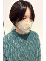 ハートボックス 四谷店(Heart box) センターパートショートボブ