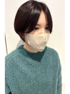 ハートボックス 四谷店(Heart box) センターパートショートボブ