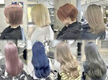 ケアブリーチでダメージを抑え叶えるハイトーン＊一気に垢抜ける柔らかく透ける透明感カラーをご提案♪
