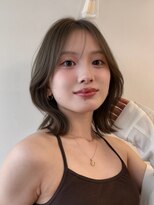 サンド クリア 横浜本店(sand clear) 大人レイヤーミディアムボブ×巻ける縮毛矯正