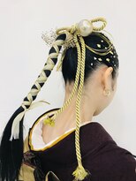 ヘアメイク アフェクト(hair make afe'cto)&nbsp;ポニーテール
