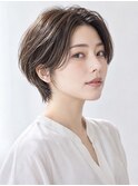 ショートカット/ショートヘア／ショートボブ/30代40代50代