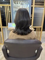 マリアバイアフロート(Maria by AFLOAT)&nbsp;ミントグレージュくびれハッシュウルフミディアム