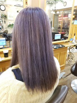 ルークス 中央林間(LOOOKS) ブリーチカラーのラベンダー