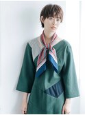 暗めカラー/レイヤーカット/くすみベージュ/ボブ/新宿