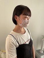 トレス(TRESS)&nbsp;ミニボブ　ダークブラウン　切りっぱなしボブ