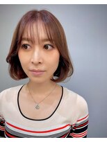 [BACCA 川田] 韓国風ボブ　タンバルモリ　ピンク