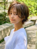 サードバイローラン(THiRD by ROULAND)&nbsp;デジタルパーマミニウルフテラコッタくすみブルー20代30代40代