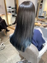 ナブラ(NABLA)&nbsp;【NABLA】伊之助カラー毛先グラデーションブルー