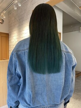 ニア 清澄白河(nir) 〈清澄白河 半個室〉シャドールーツ/ターコイズグラデーション