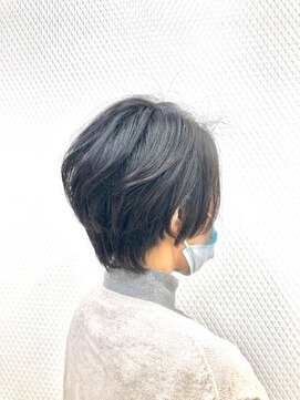 クオリス 上福岡店(QUALIS) グラデーション/ショート/白髪染め/黒髪/40代50代60代/ひし型/