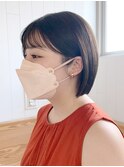 ミニボブ_外ハネボブセクションカラー_ba401011