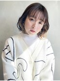 くびれボブくびれヘア_大人ガーリーチョコレート_39182