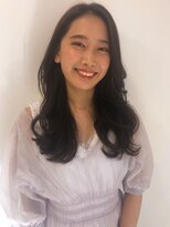 くびレイヤーグレージュデザインカラーシルキーベージュセミディ