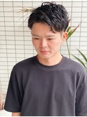 ハイライト/マッシュパーマ/ウルフ/波巻き/メンズ