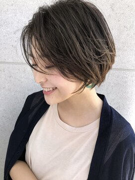 ガーデン 銀座(GARDEN) 大人かわいい/ショート/前髪パーマ/ナチュラル/グレーベージュ