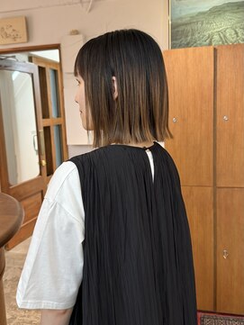 エニエンメイクス 立川(ENIEN MAKE'S) ボブ/切りっぱなし/レイヤーカット/オリーブベージュ/立川8