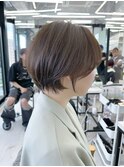 黒髪カタログ/ボブルフ/小顔に見せるヘア/ワンレン
