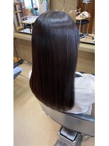 ひろ美容室 似合わせカットウェーブミディアムメルティカラー