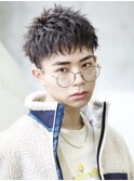 【ソフトツイストムーブ×ショートバング】2ブロック刈り上げ