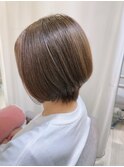 白髪ぼかしハイライト