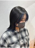 【Aris】外ハネインナーカラーBlue20代30代