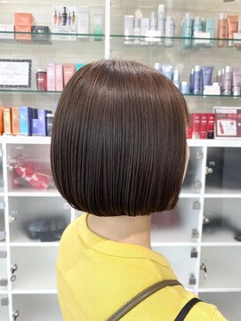ヘアーアンドメイク ニューヨークニューヨーク 姫路店(Hair&Make NYNY) ナチュラルボブ ミニボブ 大人ボブ