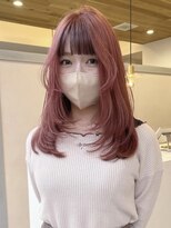 アム(am)&nbsp;大人シアーベージュミニウルフボブミディアムレイヤー