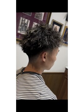 宮崎理容院 メッシュ＆ツイストスパイラルパーマ40