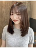 透明感カラー/髪質改善/縮毛矯正/韓国風レイヤーカット