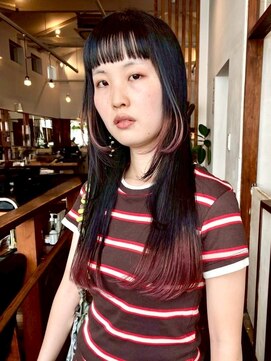 モク 大阪梅田店(MOK) 【ブリーチカラー】ポイントピンク