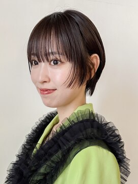 フィルムス 横浜(FILMS) ショートボブ/レイヤー/横浜ショート/韓国/暗めカラー/髪質改善