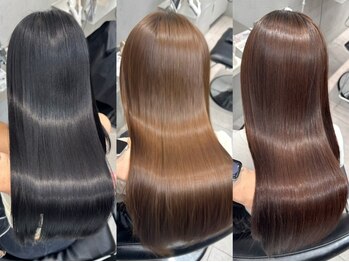 オニキス(ONYX)の写真/髪質そのものを整え、乾かすだけで決まる【髪質改善ストレート】へ。自然でやわらかい質感でまとまります!