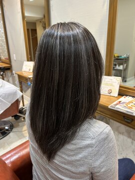 ヘアー クラージュ(hair courage) コントラストハイライトカラー