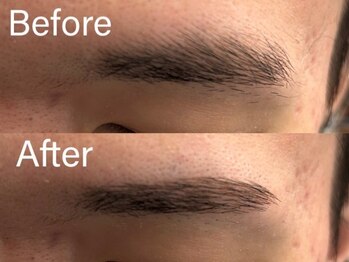 シードバイシャムロック(SEED by Shamrock)の写真/パーマ・カラーと同時OK！清潔感叶う、パリジャンブロウで自然な美眉へ★時短で叶えるトータル美。