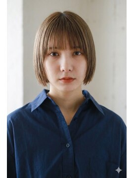 カットカラー髪質改善／縮毛矯正/レイヤー/フェイスレイヤー