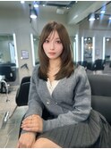 表参道/クラゲヘアー/オリーブグレー/小顔/ココアベージュ/渋谷