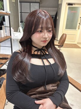 アンニュ(annuy) 【annuy_mizuki】 顔まわりカット/透明感カラー／韓国巻き