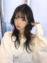 マインバイアフロートギンザ(MYNE by AFLOAT GINZA) 顔周りレイヤー/暗髪カラー/小顔カット