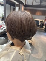 ラプチャー(RAPTURE)&nbsp;明るい白髪染め＋くびれショートボブ