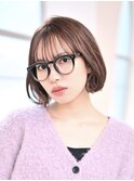 ボブ×シースルーバング