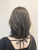 ムード(MOOD,)&nbsp;着物ヘア/大人ガーリー/ダークアッシュ/似合わせカット/銀座駅