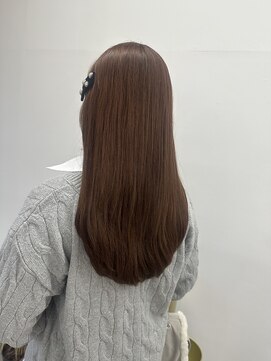 サロン(CI'SALON) ほんのりピンクブラウンカラー