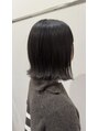 エヌアンドエー 杉戸高野台店(N&A)&nbsp;外ハネで軽さを出した切りっぱなしボブスタイル