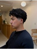 フェードとパーマ