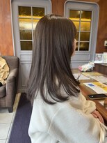美容室エクストラアーツジャパン(X ARTS JAPAN)&nbsp;地毛からワンカラーで出来る透明感まろやかベージュ♪