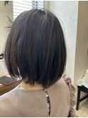 カットはワンレンボブ