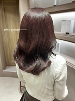 エレノア 静岡店(Eleanor)&nbsp;【サメシマ】黄色く抜けない☆ピンクラベンダーブラウン