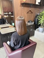 アオイ(Aoi)&nbsp;パサつき改善◎艶ブラウン×髪質改善カラー