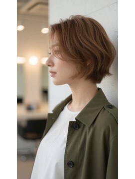 コートフィールエー(CO_T feel.a) 朝の準備が楽になる！手ぐしで決まる大人ショートボブ